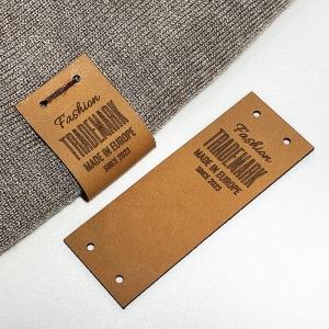 Etiqueta de cuero natural Model EP-M19 Etiquetas de cuero natural - EP-M19