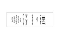 Etiquetas de cuidado textil Model TC-M27