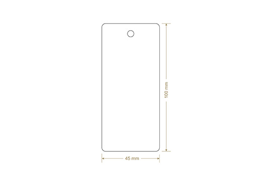 Etiqueta de cartón Model HT-M115