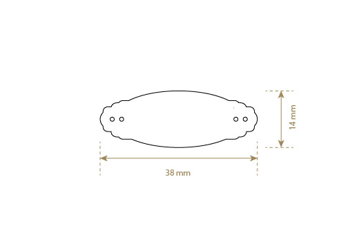 Etiqueta de cuero artificial Model EP-M102