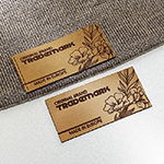 Etiquetas de cuero natural - EP-M3