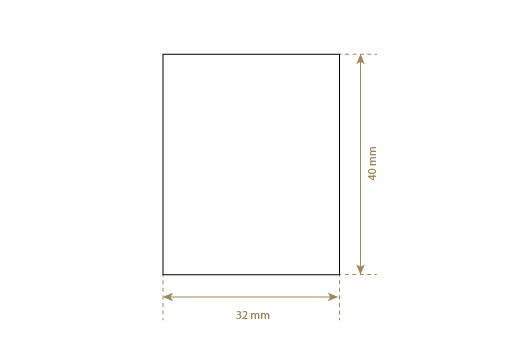 Etiqueta de cuero natural Model EP-M47