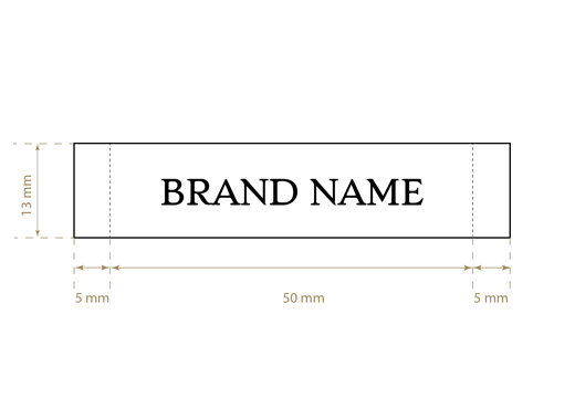 Etiqueta textil tejida Tidy Style Model WL-M21