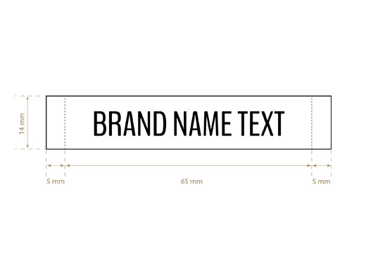 Etiquetas tejidas Standard Style Model WL-M5